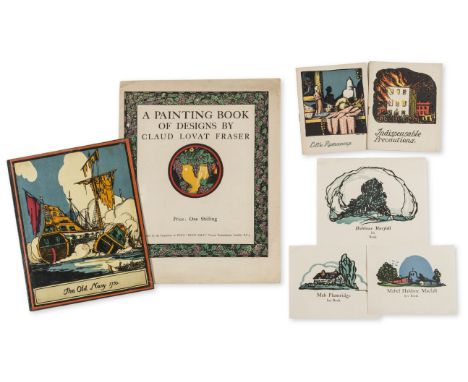 Fraser (Claud Lovat).- Ephemera.- Fraser (Claud Lovat) A Painting Book of Designs..., original printed wrappers, lightly soil
