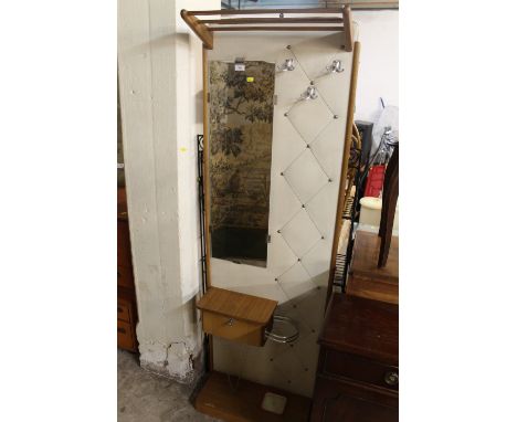 A RETRO VINTAGE MIRRORED HALL STAND