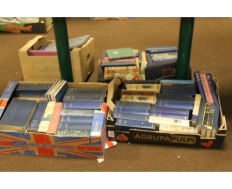 FOUR BOXES OF BOOKS BY J. B. PRIESTLEY, including first editions, several duplicatesª++Please note: every page of every book 