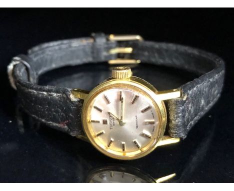 Vintage Tissot Seastar wristwatch with gold baton numerals in original box with paperwork
