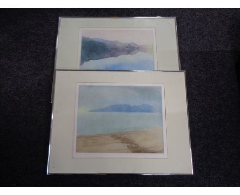 Two framed A. Wilkinson signed limited edition prints, After Sunset and From the Sands 