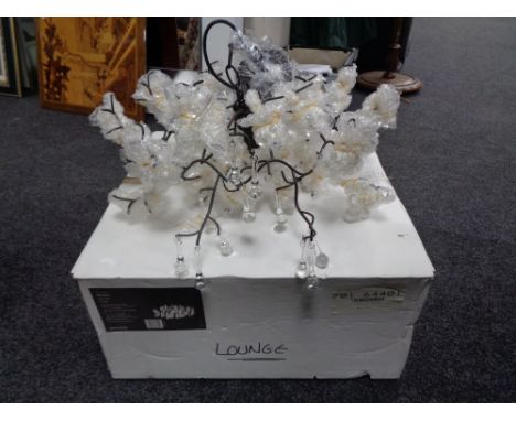 A boxed John Lewis Victoria pendant light fitting 