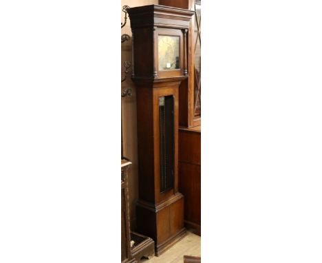 P. Boner, Redlynch. An 18th century 30 hour oak longcase clock with engraved dial, c.1770, Height 189.5cm