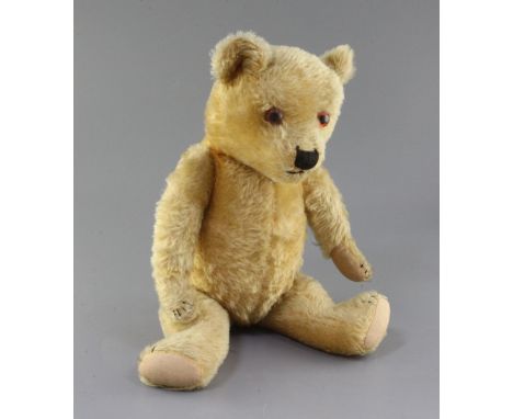 A 1930's Chiltern teddy bear 20in.