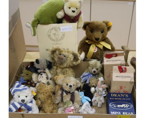 A collection bears and animals to include Steiff, Michaelmas, etc. (approx. 20)