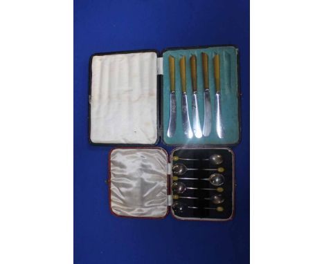 LOT OF SILVER PLATED FLATWARE
in original case