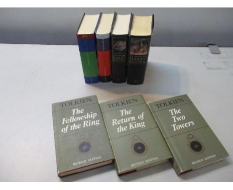 JRR Tolkien - The Fellowship of the Ring, The Return of the King and The Two Towers, Revised Edition, second edition, fourth 