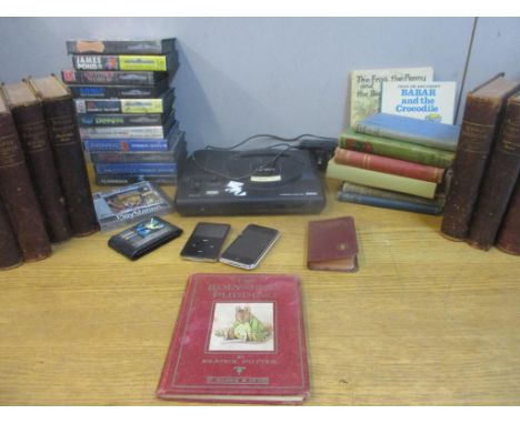 Gaming equipment A/F to include a Sega 16-bit Megadrive console, various games A/F, an ipod A/F and an iphone A/F, together w