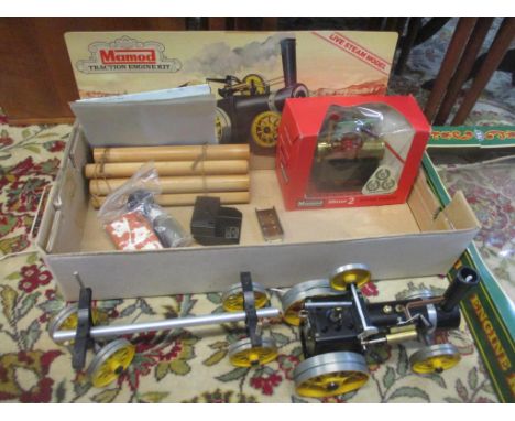 A Mamod traction engine kit, made up, in original box A/FLocation: RAF 