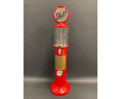 A Shell British Fillalita Hammond Visible Petrol System supplied by Petro-Lighter Services, in well restored condition.