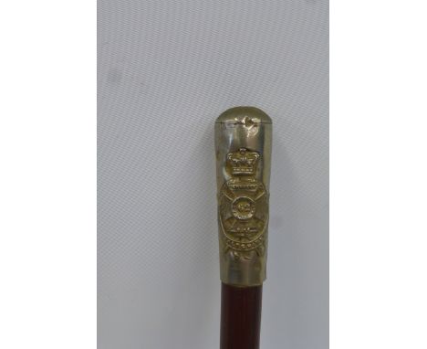 The 62nd (The Wiltshire) Regiment of Foot swagger stick.