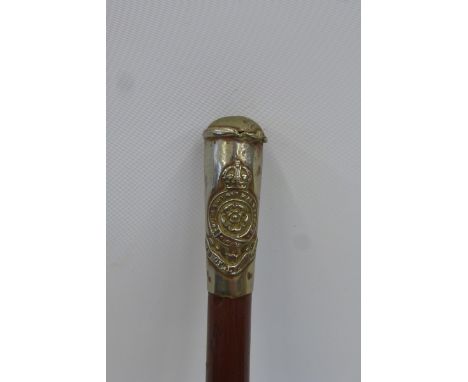 A Royal Fusiliers swagger stick.