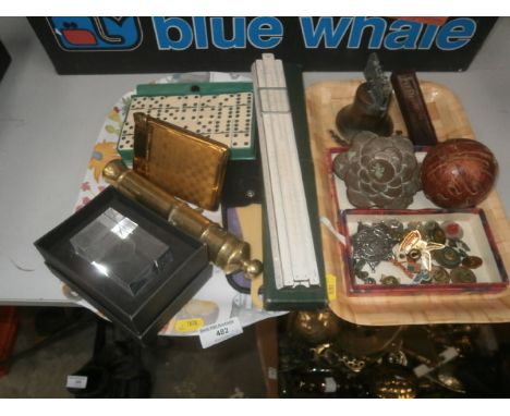2 trays inc. various collectable, enamel badgesetc