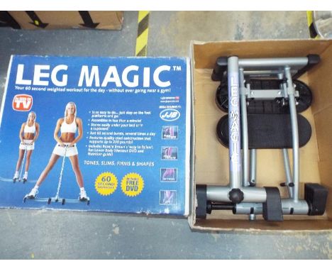 Leg Magic - Your 60 second weighted workout for the day - a leg toner / fitness machine, boxed