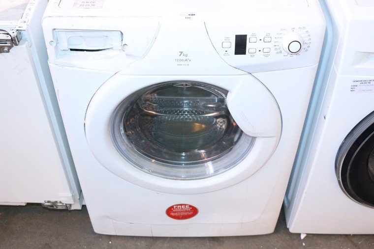 1 x WHIRLPOOL 7KG 1200RPM A RATED UNDER THE COUNTER WASHING MACHINE RRP