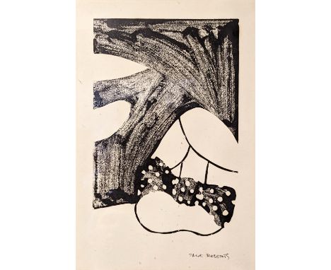 James Page Roberts 'From Soho to East Anglia' Mono print signed in Pencil. 42 x 54cm total size 