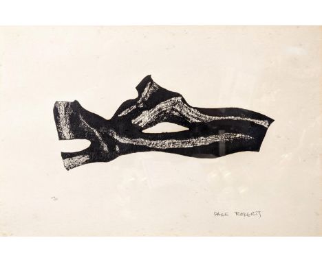 James Page Roberts 'From Soho to East Anglia' Mono print signed in Pencil. 58 x 45cm total size 