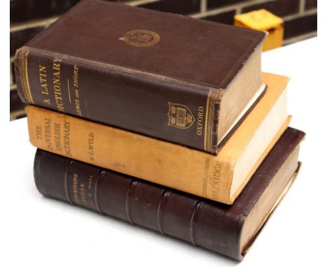 Liddell (H G) and Scott (R) A Greek and English Lexicon, 4to., cont. brown morocco, 1883 and 2 others