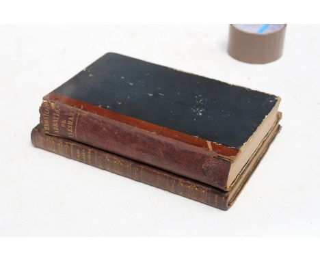 Macray (W D) Chronicon Abbatiae de Evesham, 8vo., qtr. roan, Longman 1863 and Naunton (R) The Court of Queen Elizabeth, tall 