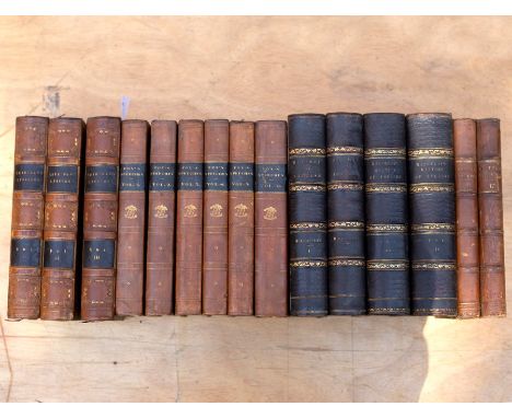 Sheridan (R B) The Speeches of the Right Honorable Richard Brinsley Sheridan, 3 vols., 8vo., Henry Bohn 1842 and 12 other lea