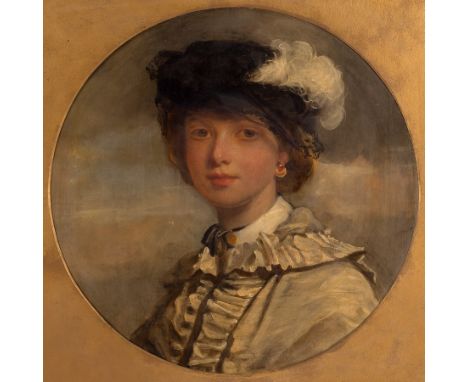 Henry Weigall (British 1829-1925)/Portrait of Louise Madeleine Jones of Pantglas (later Mrs Spence-Jones)/head and shoulders,
