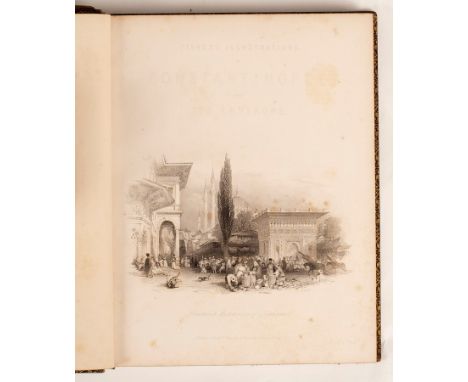 Walsh (Rev. R) Constantinople and The Scenery of the Seven Churches of Asia Minor Illustrated, First and Second Series, 4to.,