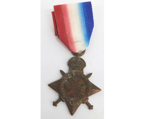 A World War I 1914-15 medal Star, marked 430 SPR L ROWLANDS R S.