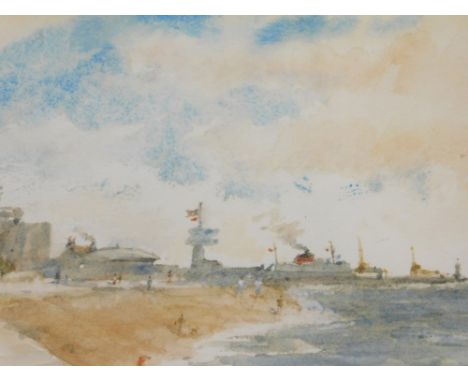 B. P. Batchelor (20thC). Seascape, watercolour, signed and dated 1983, 18cm x 19cm.