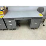 (4) Desks & (1) Metro Cart