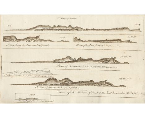 NAVAL – LOG BOOKSi) Two Naval Log Books from the General Elliott, the first titled 'Captain Drummond's Journal in a Voyage to