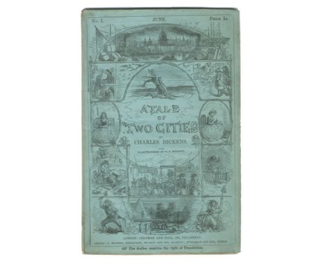 DICKENS (CHARLES)A Tale of Two Cities, FIRST EDITION IN THE ORIGINAL 7/8 MONTHLY PARTS, FIRST ISSUE,  with p.213 in part 7/8 