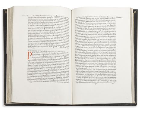 DOVES PRESS BIBLEThe English Bible Containing the Old Testament &amp; The New Translated Out of the Original Tongues by Speci