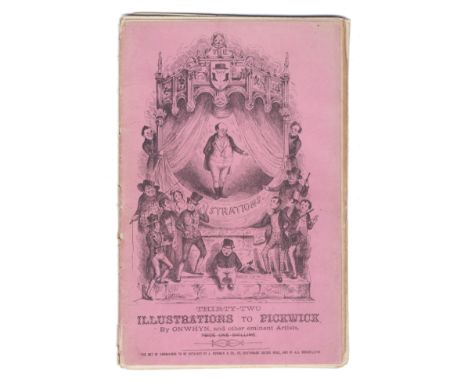 [DICKENS (CHARLES)]Thirty-two Illustrations to Pickwick by Onwhyn and other Eminent Artists [titled on cover],  comprising 32