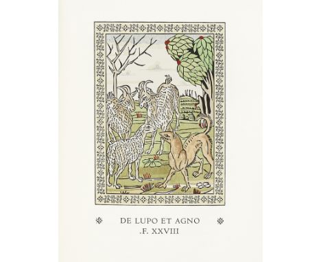 OFFICINA BODONI - AESOPAESOP. The Fables... Printed From the Veronese Edition of MCCCCLXXIX in Latin Verses and the Italian V