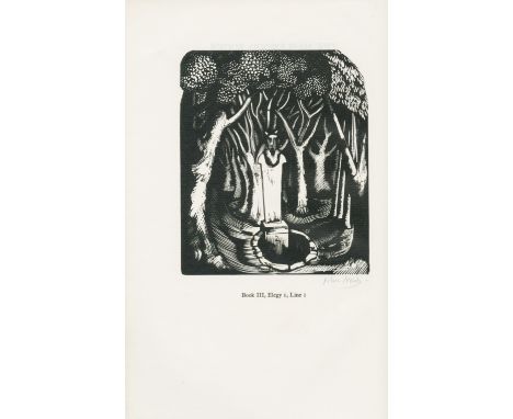 NASH (PAUL AND JOHN)OVID. Elegies Translated by Christopher Marlowe... with Decorations Engraved on Wood by John Nash, ONE OF