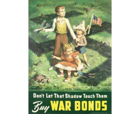 UNITED STATES - WORLD WAR II[SMITH (LAWRENCE BEAL)] 'Don't Let that Shadow Touch Them. Buy War Bonds',  large format offset l