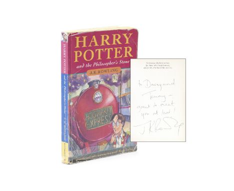 ROWLING (J.K.)Harry Potter and the Philosopher's Stone, FIRST PAPERBACK EDITION, AUTHOR'S PRESENTATION COPY INSCRIBED 'to Dav