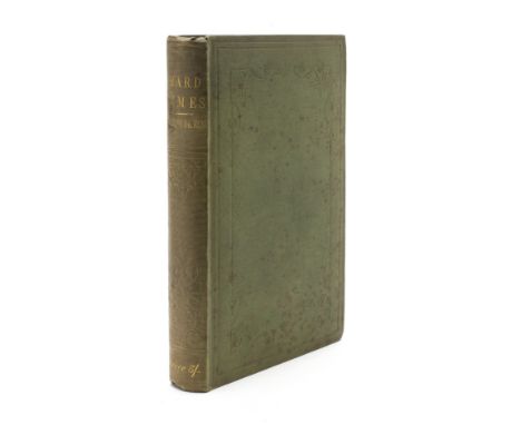 DICKENS (CHARLES)Hard Times. For These Times, FIRST EDITION IN BOOK FORM,  half-title, publisher's first binding of olive gre