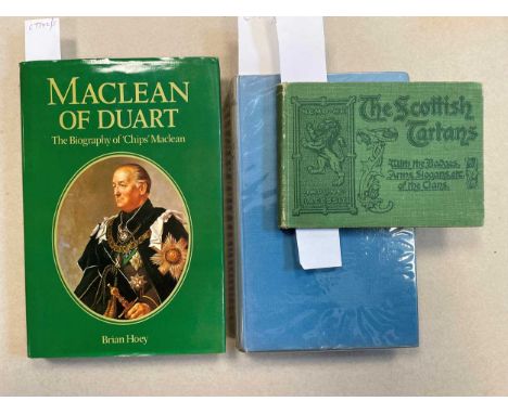 OF CLAN MACLEAN INTEREST - An Elizabethan Fine Bone China tea set, each piece emblazoned with the tartan, crest and motto of 