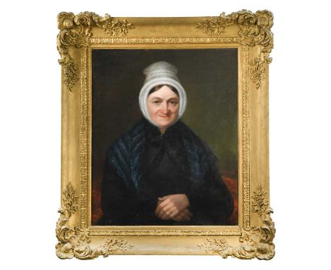 William Mineard Bennett (British, 1778-1858) Portrait of Grandmother Gould, mother of John Gouldsigned 'W M Bennett' and date