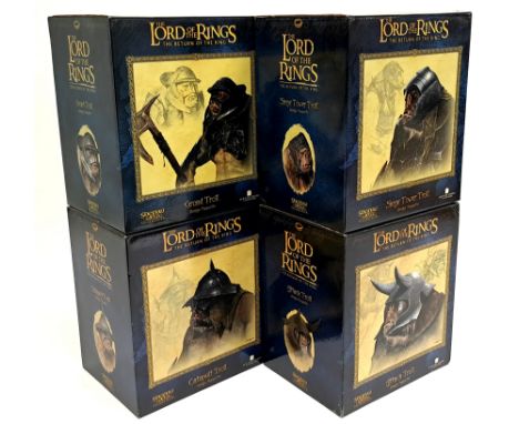 Sideshow Weta Collectibles The Lord of the Rings The Return of the King Design Maquettes x 4, to include Catapult Troll, Atta