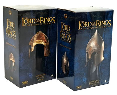 Sideshow Weta The Lord of the Rings The Return of the King 1/4 scale Helm pair, to include Rohirrim of Merry and Citadel Guar