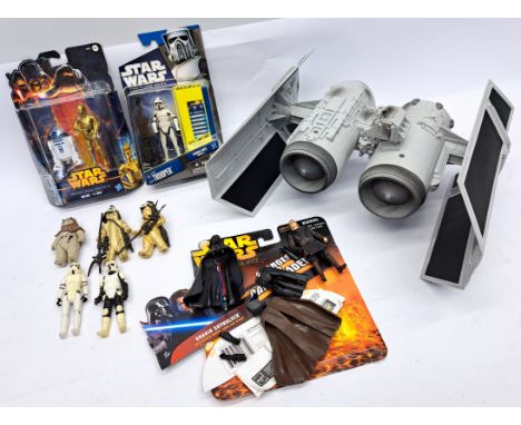 Hasbro, Kenner Star Wars vintage & modern loose figures in mixed lot. Fair to GoodItems not checked for completeness.