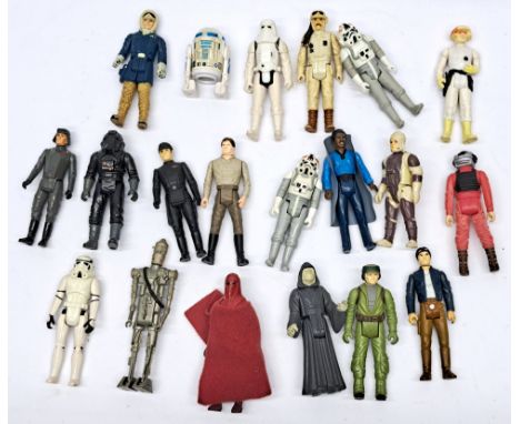 Kenner Star Wars loose action figure assortment without accessories. Condition fair to good