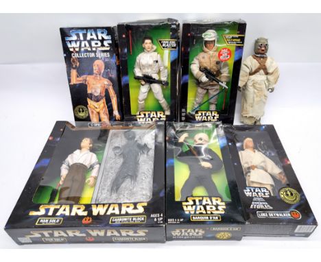 Kenner Star Wars 12inch Action Collection / Collector Series Han Solo Prisoner with Carbonite in assortment. Good to good plu