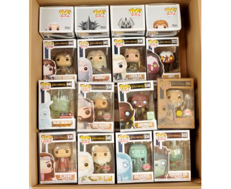 Funko Pop! The Lord of the Rings vinyl figures x 24, to include 449 Twilight Ringwraith EMP Exclusive Pre-release, 1203 Ganda