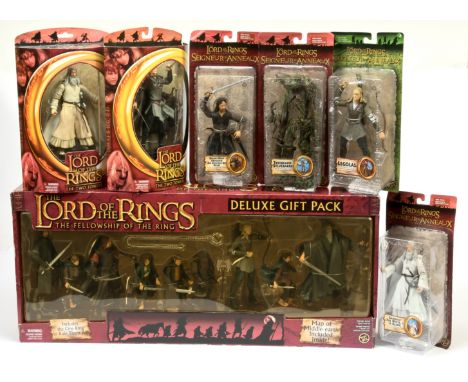 ToyBiz The Lord of the Rings figures and Fellowship of the Ring Deluxe Gift Pack, within Good to Good Plus sealed packaging.&