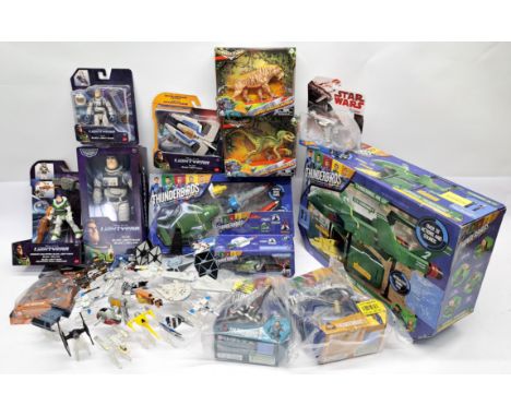 Vivid Thunderbirds Are Go sealed ships, Collectors edition diecast multipack, Mattel Hotwheels Star Wars loose ships in mixed