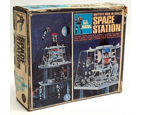 Mattel vintage 1966 Man in Space / Major Matt Mason Space Station playset, Fair Plus to Good, unchecked for completeness, wit