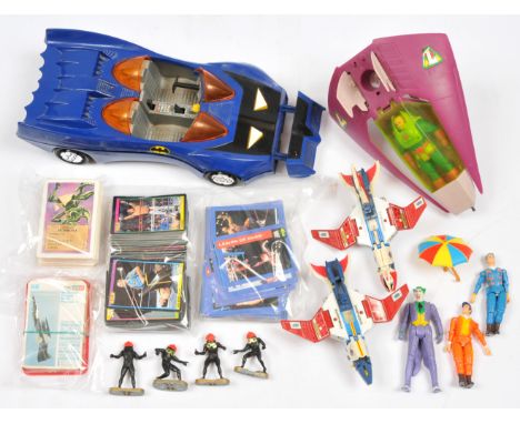 Quantity of mostly TV &amp; Film related collectables, to include Popy Battle of the Planets God Phenix, Kenner DC Super Powe